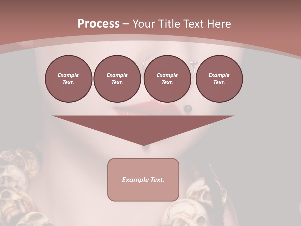 Pierced Woman PowerPoint Template