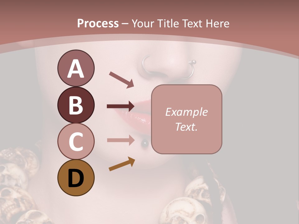 Pierced Woman PowerPoint Template