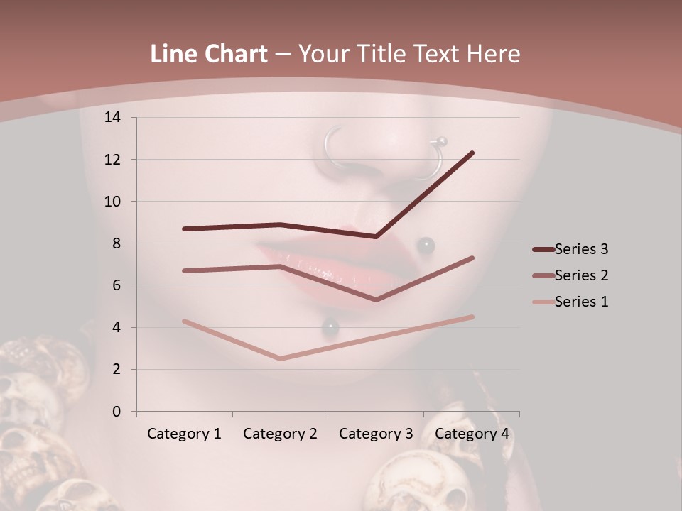 Pierced Woman PowerPoint Template