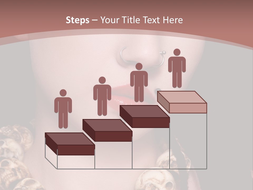 Pierced Woman PowerPoint Template