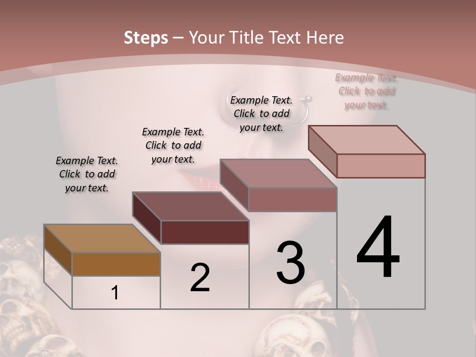 Pierced Woman PowerPoint Template