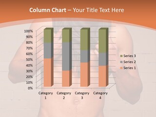 Scarf Male Model PowerPoint Template