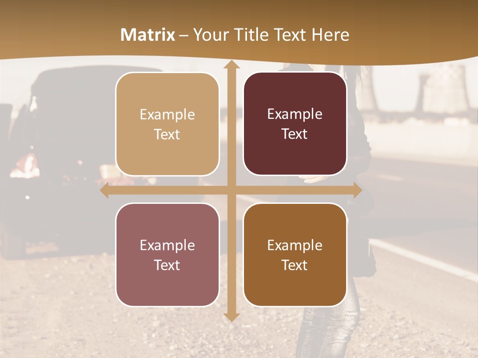 Broken Car PowerPoint Template