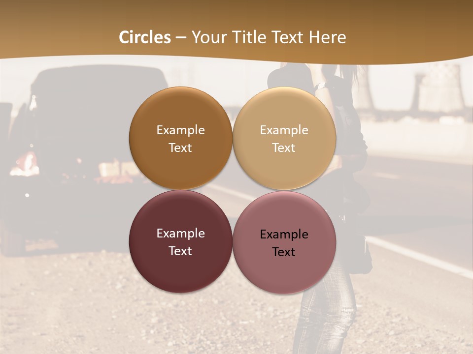 Broken Car PowerPoint Template