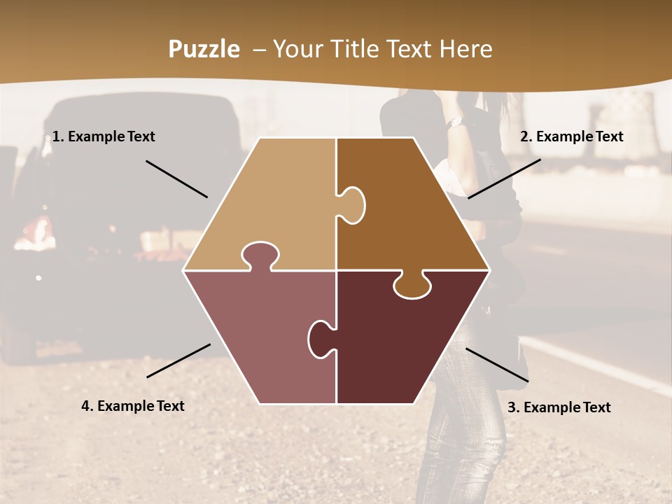Broken Car PowerPoint Template