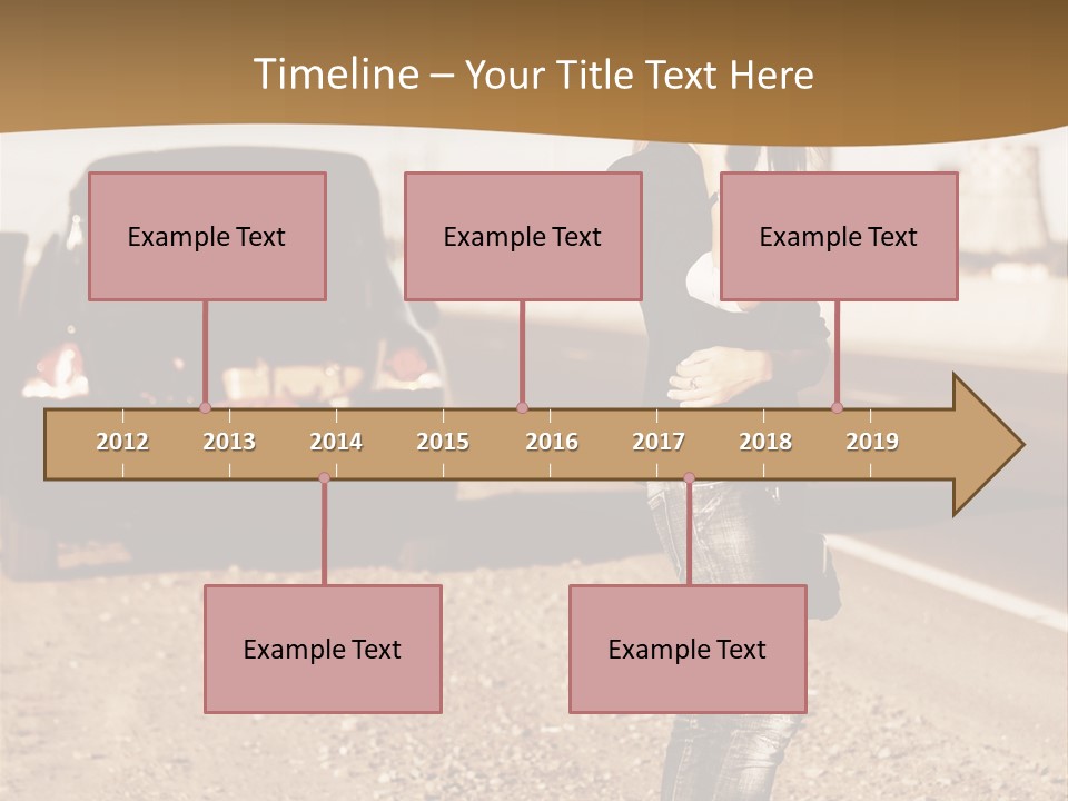 Broken Car PowerPoint Template