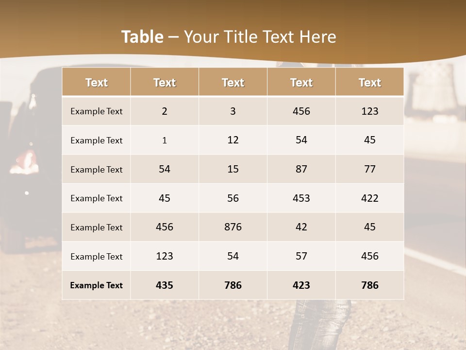 Broken Car PowerPoint Template