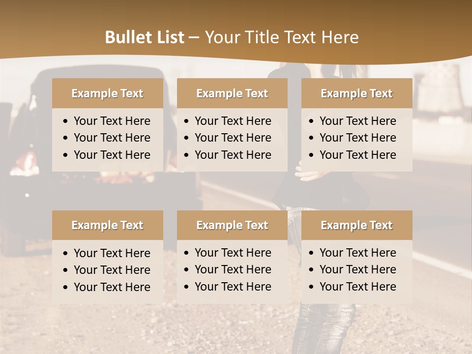 Broken Car PowerPoint Template