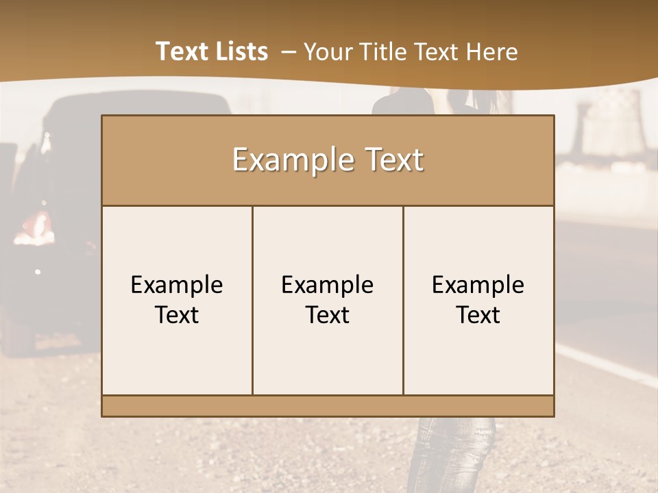 Broken Car PowerPoint Template