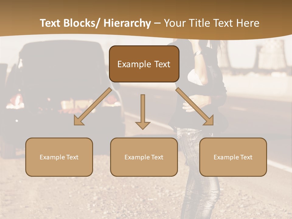 Broken Car PowerPoint Template