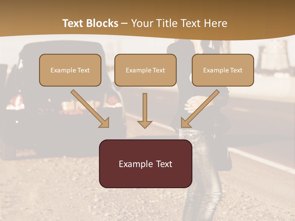 Broken Car PowerPoint Template