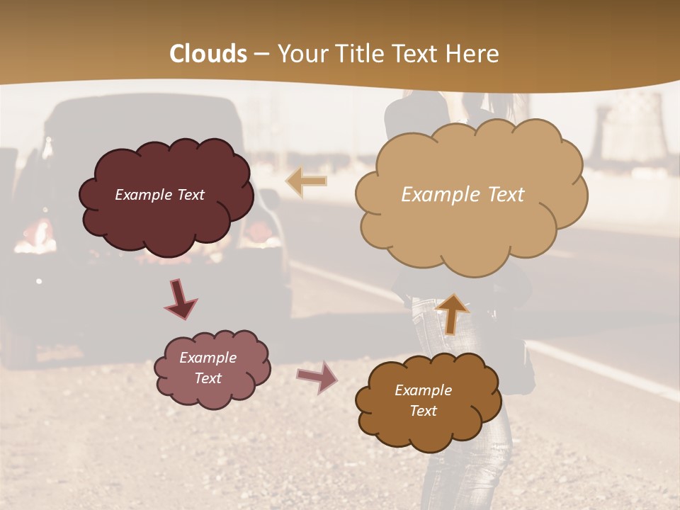 Broken Car PowerPoint Template