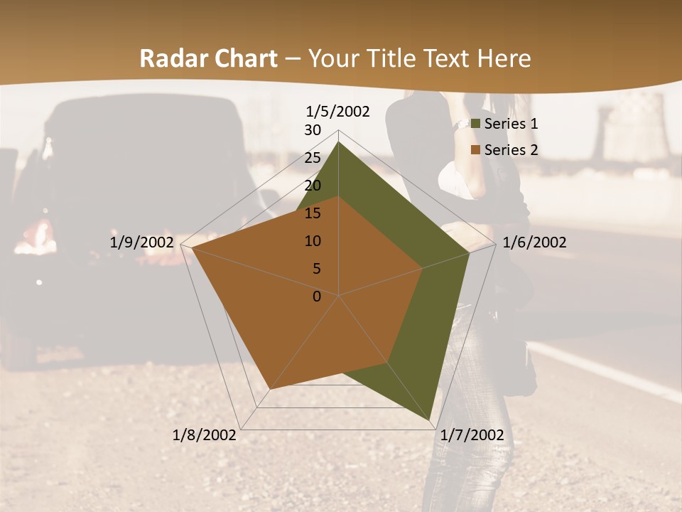 Broken Car PowerPoint Template