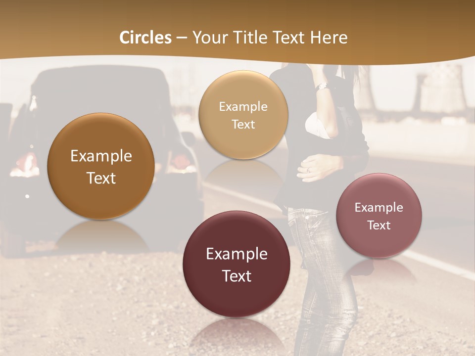 Broken Car PowerPoint Template