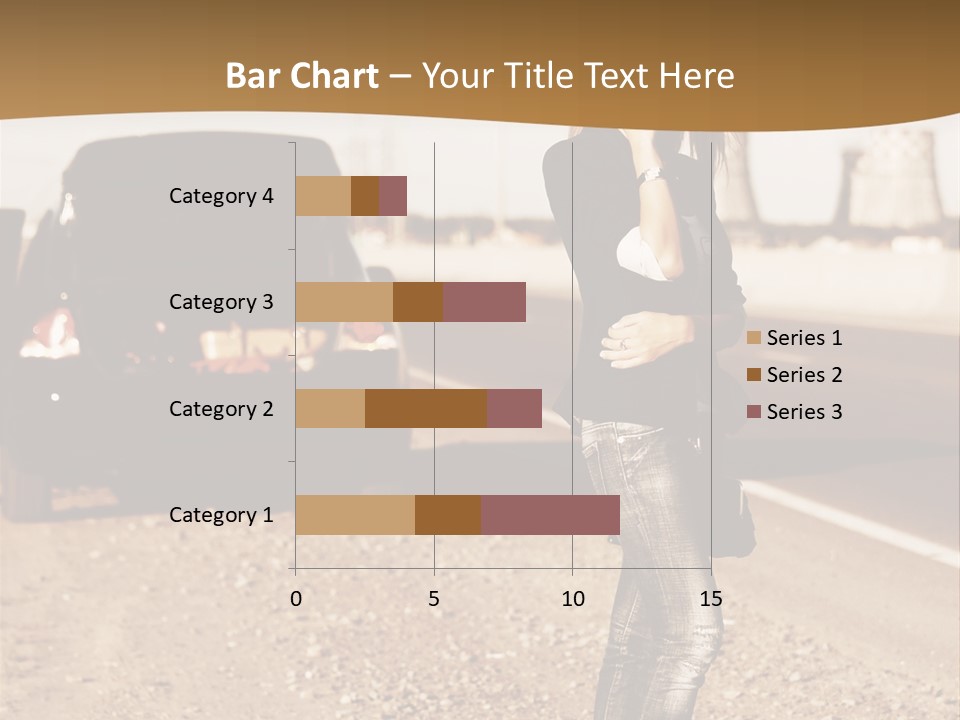Broken Car PowerPoint Template