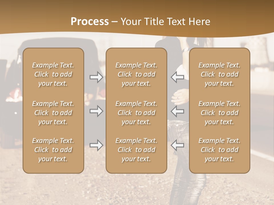 Broken Car PowerPoint Template