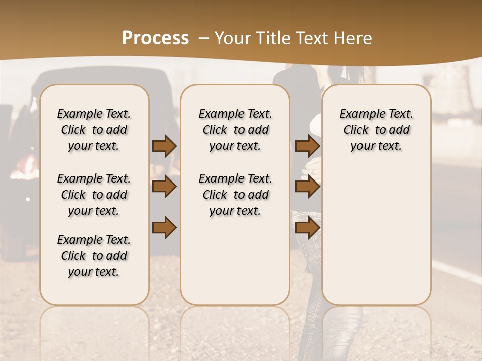 Broken Car PowerPoint Template