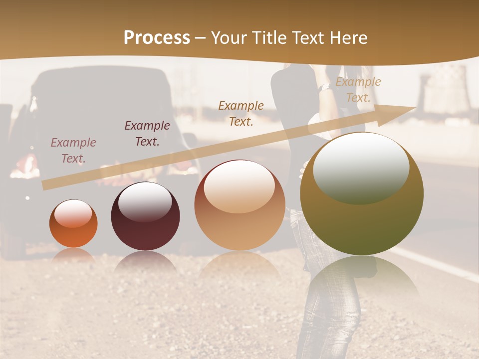 Broken Car PowerPoint Template