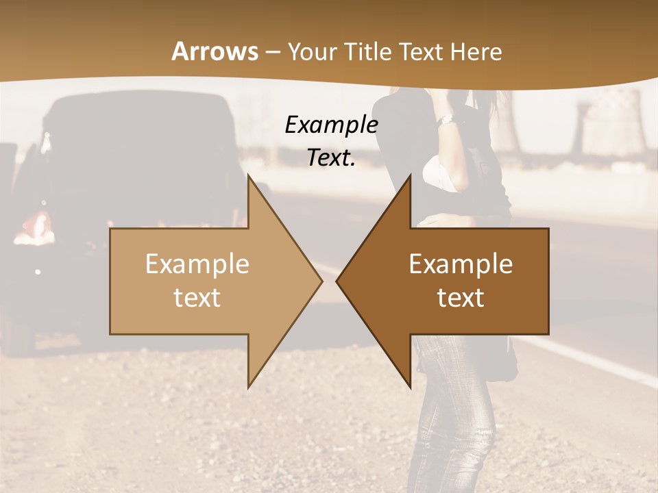 Broken Car PowerPoint Template