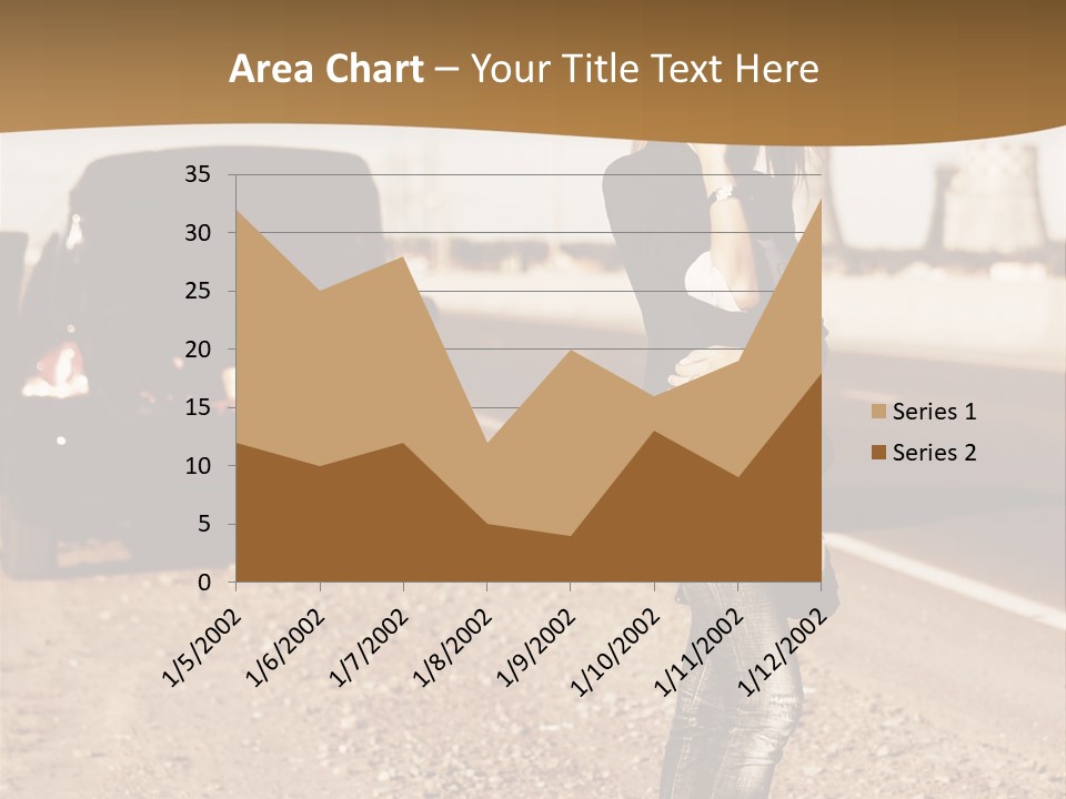Broken Car PowerPoint Template