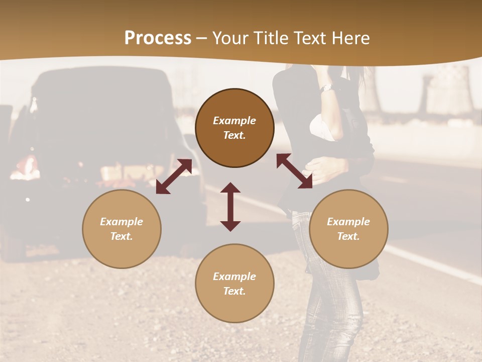Broken Car PowerPoint Template