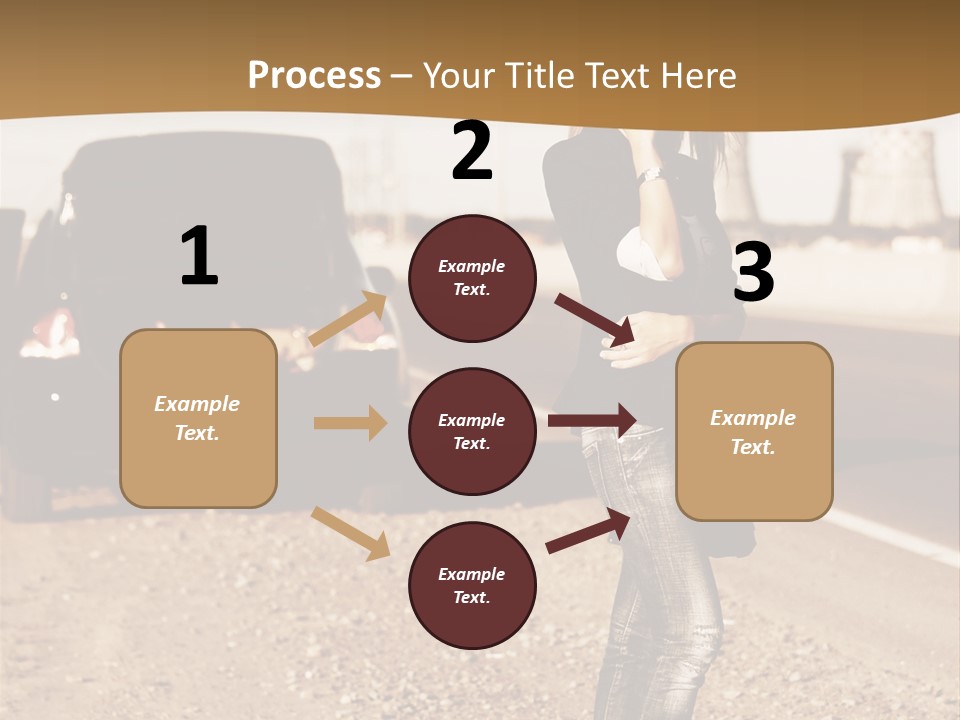 Broken Car PowerPoint Template