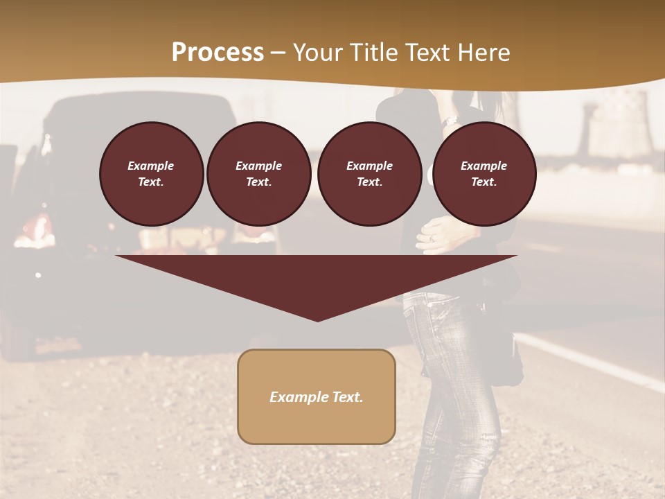 Broken Car PowerPoint Template