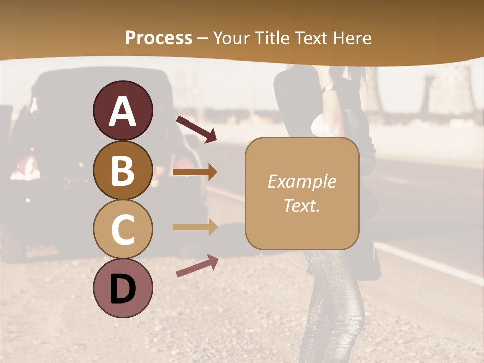Broken Car PowerPoint Template