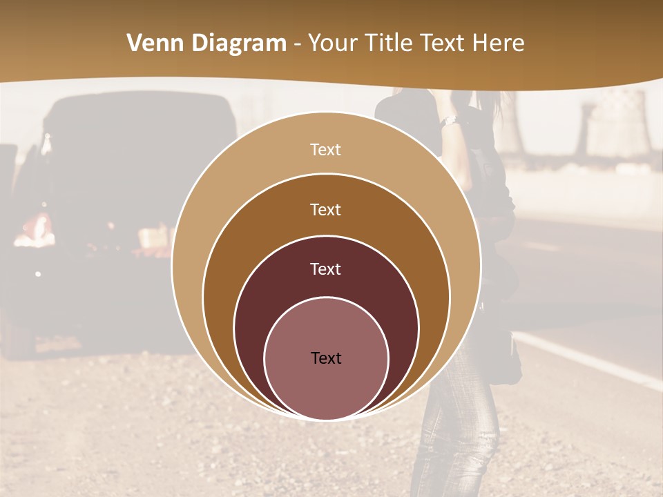 Broken Car PowerPoint Template