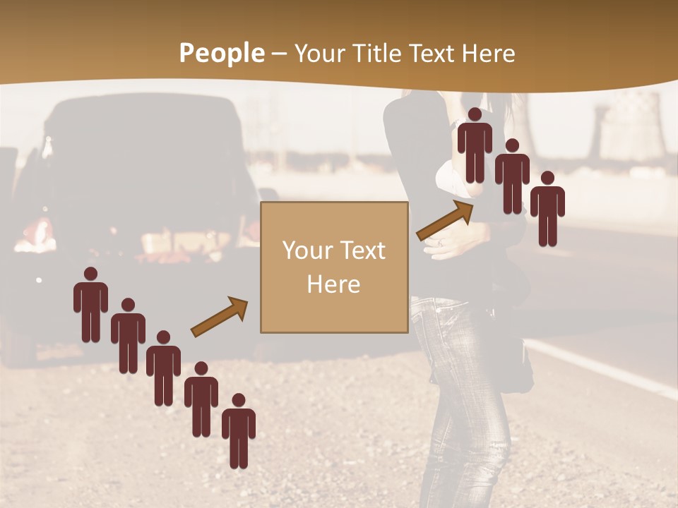 Broken Car PowerPoint Template