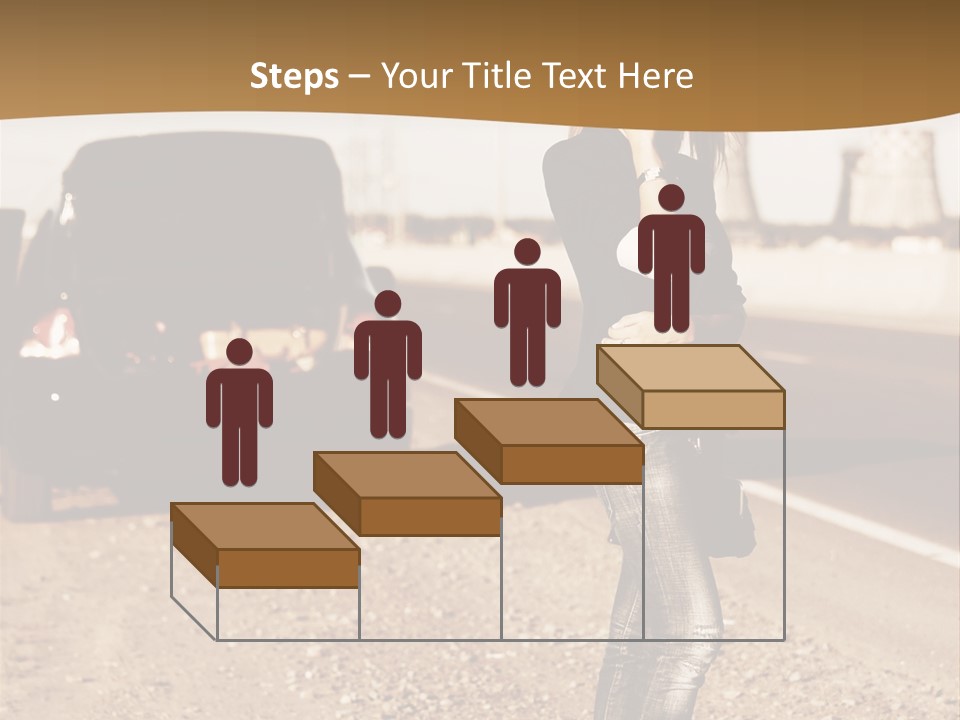 Broken Car PowerPoint Template