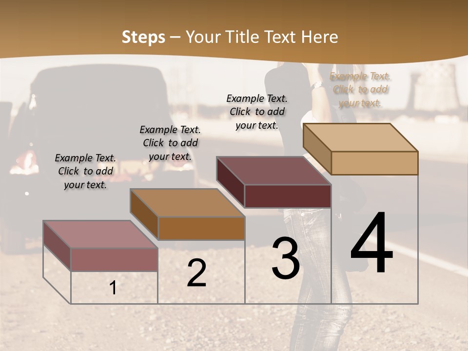 Broken Car PowerPoint Template