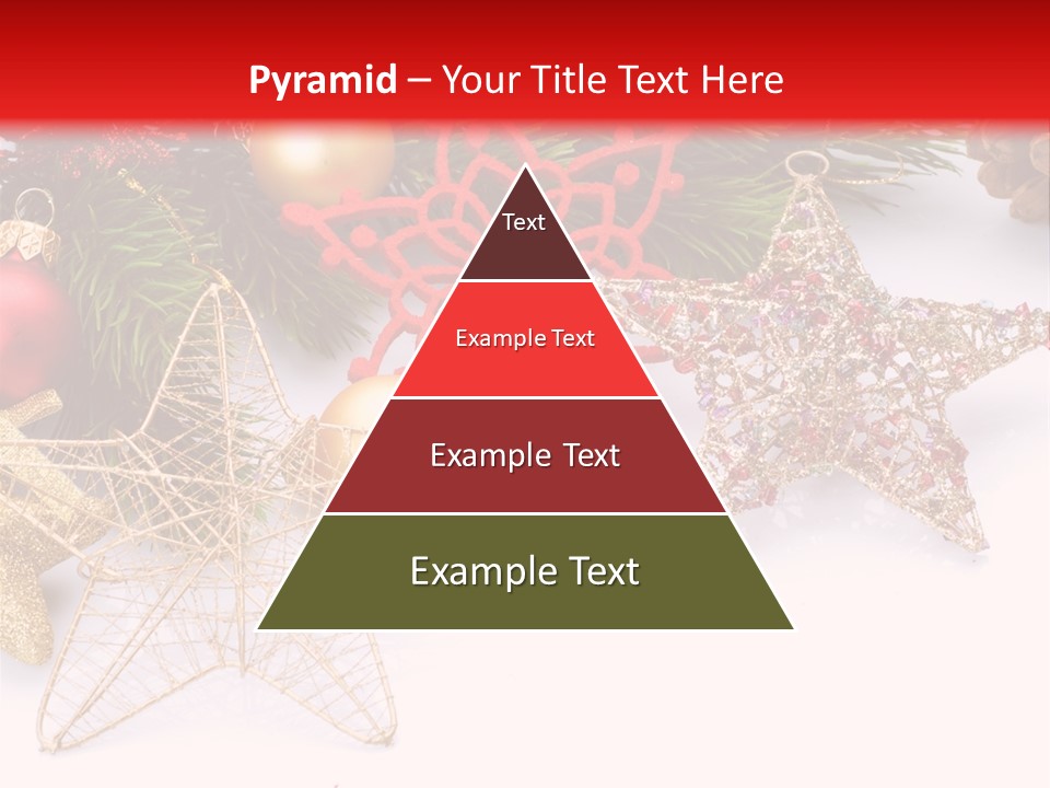 Christmas Decorations For Borders PowerPoint Template