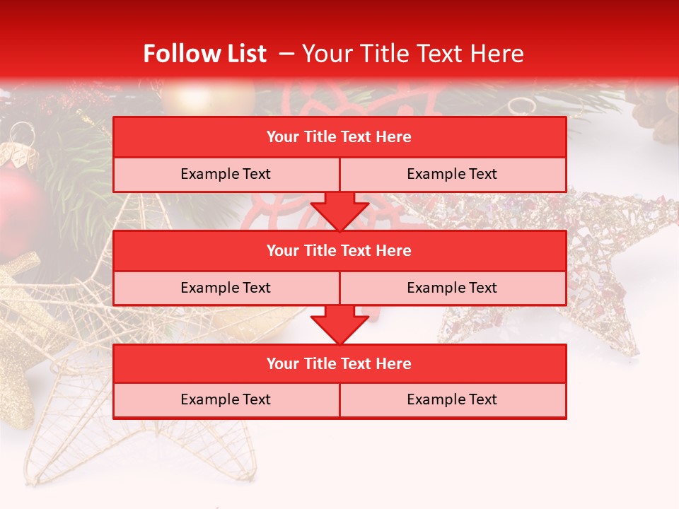 Christmas Decorations For Borders PowerPoint Template
