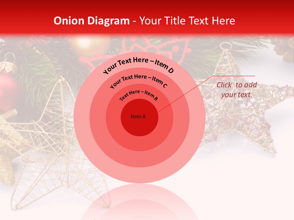 Christmas Decorations For Borders PowerPoint Template