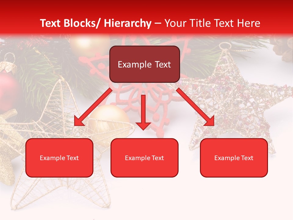 Christmas Decorations For Borders PowerPoint Template