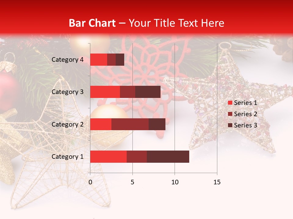 Christmas Decorations For Borders PowerPoint Template