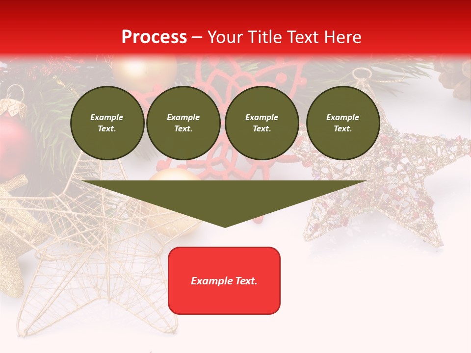Christmas Decorations For Borders PowerPoint Template