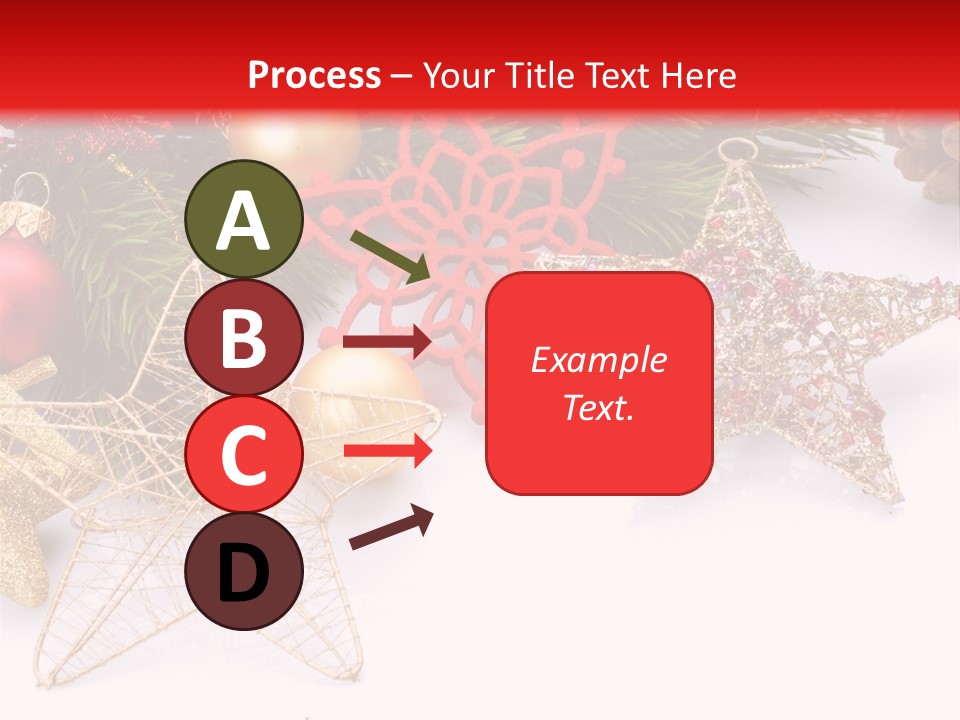 Christmas Decorations For Borders PowerPoint Template