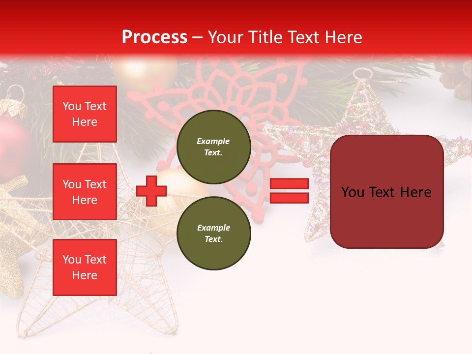 Christmas Decorations For Borders PowerPoint Template
