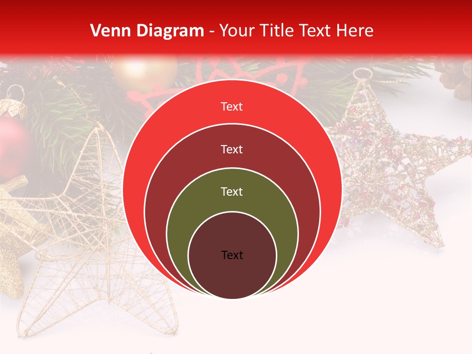 Christmas Decorations For Borders PowerPoint Template