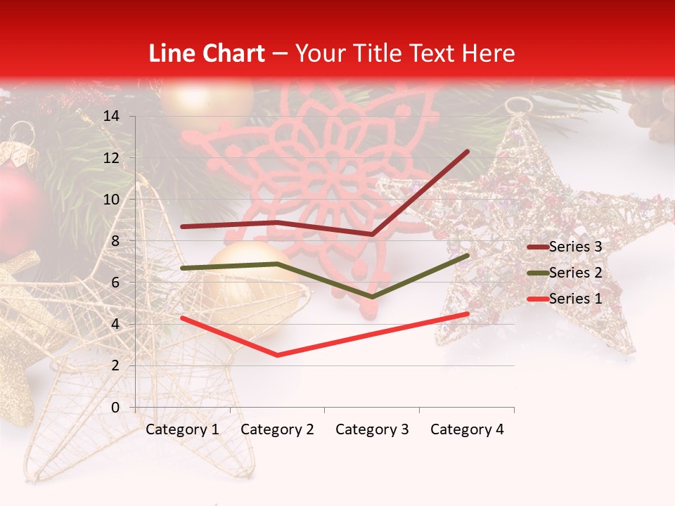 Christmas Decorations For Borders PowerPoint Template