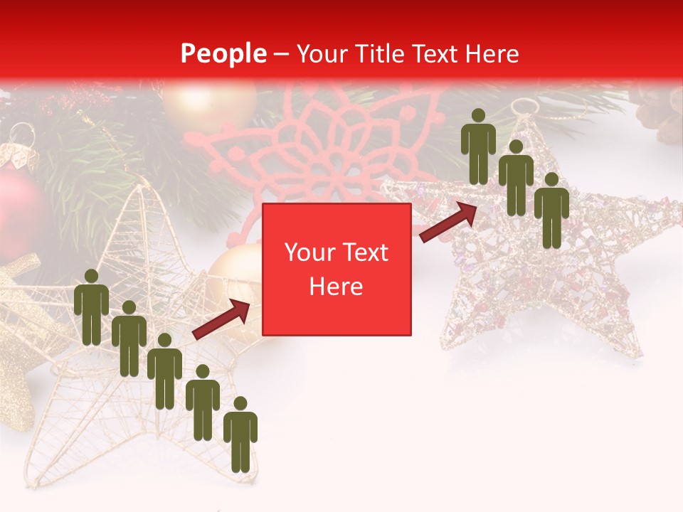 Christmas Decorations For Borders PowerPoint Template