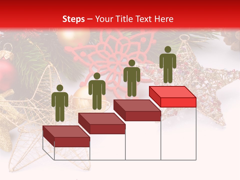 Christmas Decorations For Borders PowerPoint Template