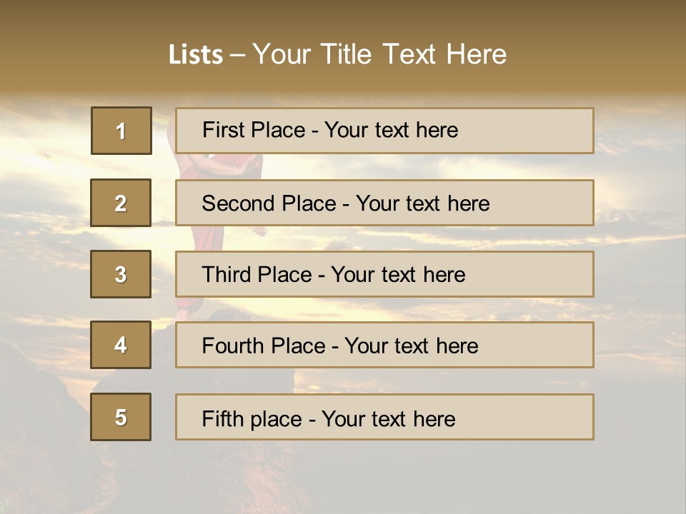 Martial Artist PowerPoint Template