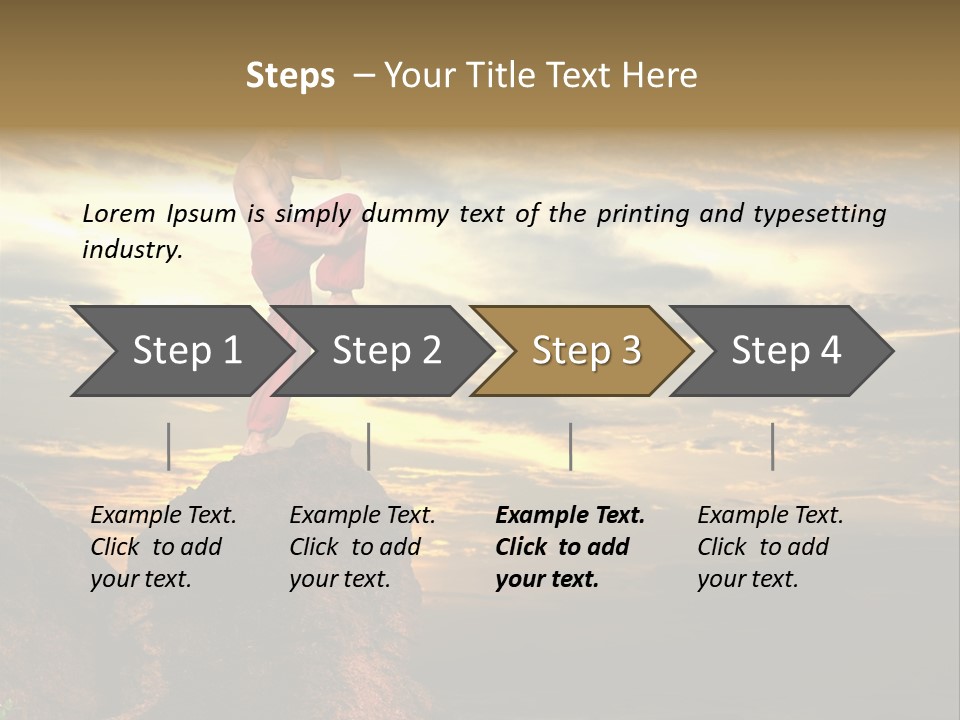 Martial Artist PowerPoint Template