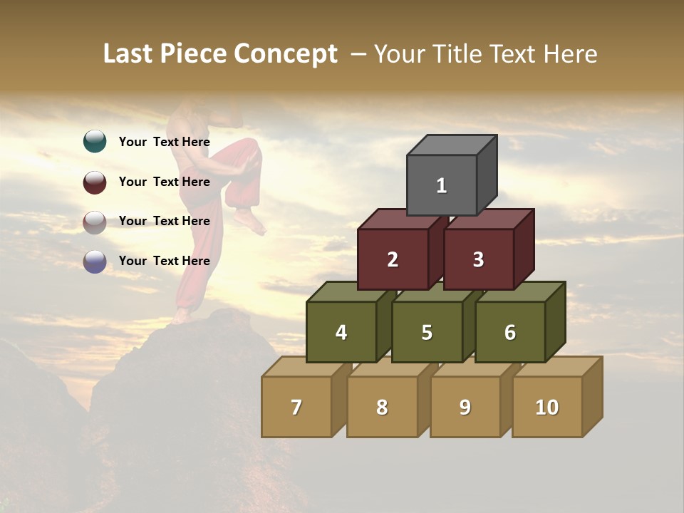 Martial Artist PowerPoint Template