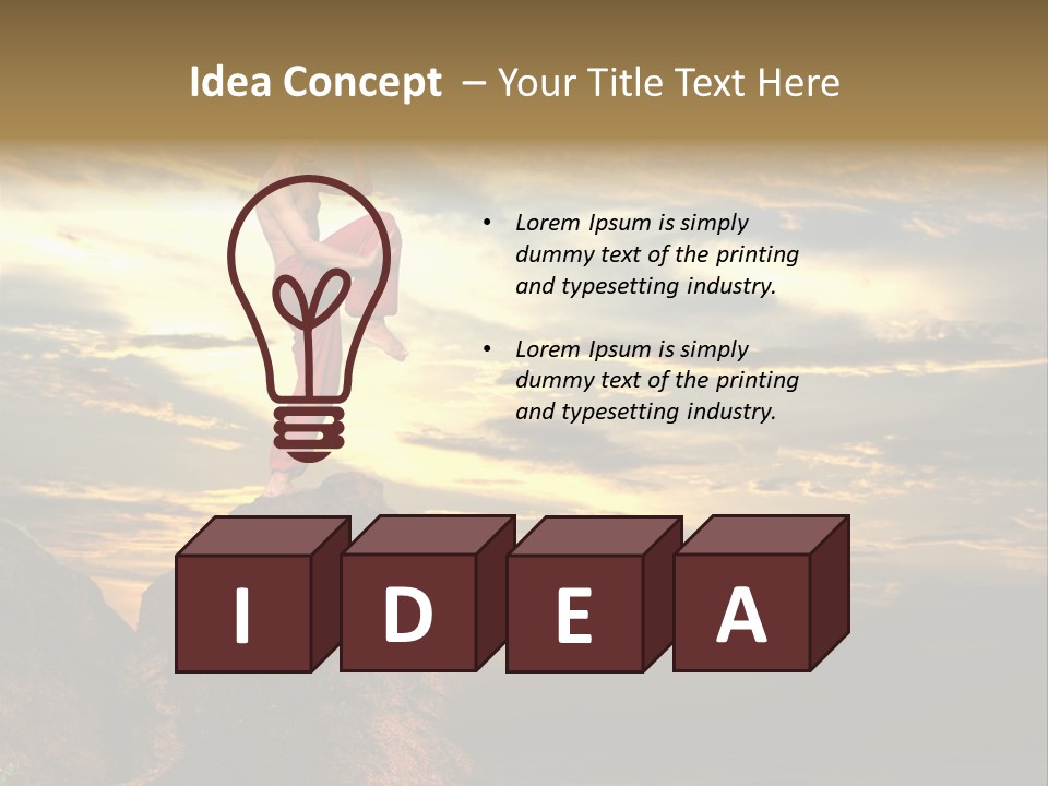 Martial Artist PowerPoint Template