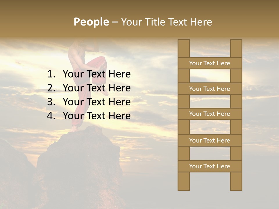 Martial Artist PowerPoint Template