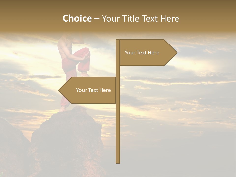 Martial Artist PowerPoint Template